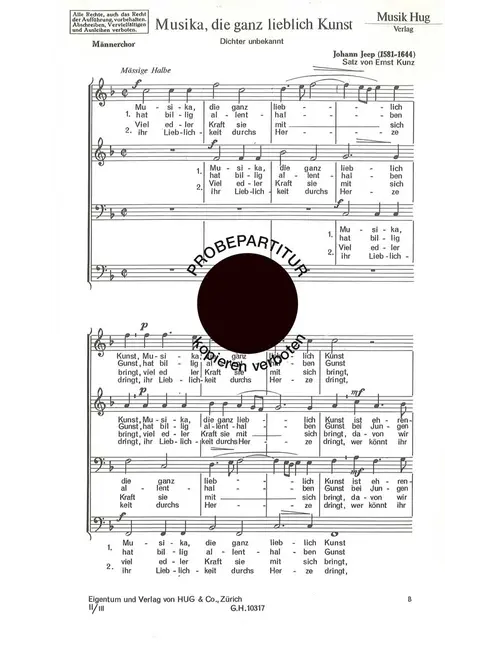 Musika die ganz lieblich